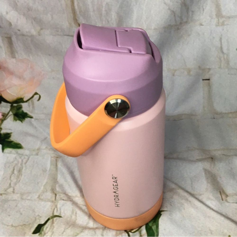 Hydragear small metal thermos lavender purple sorbet blush pink orange